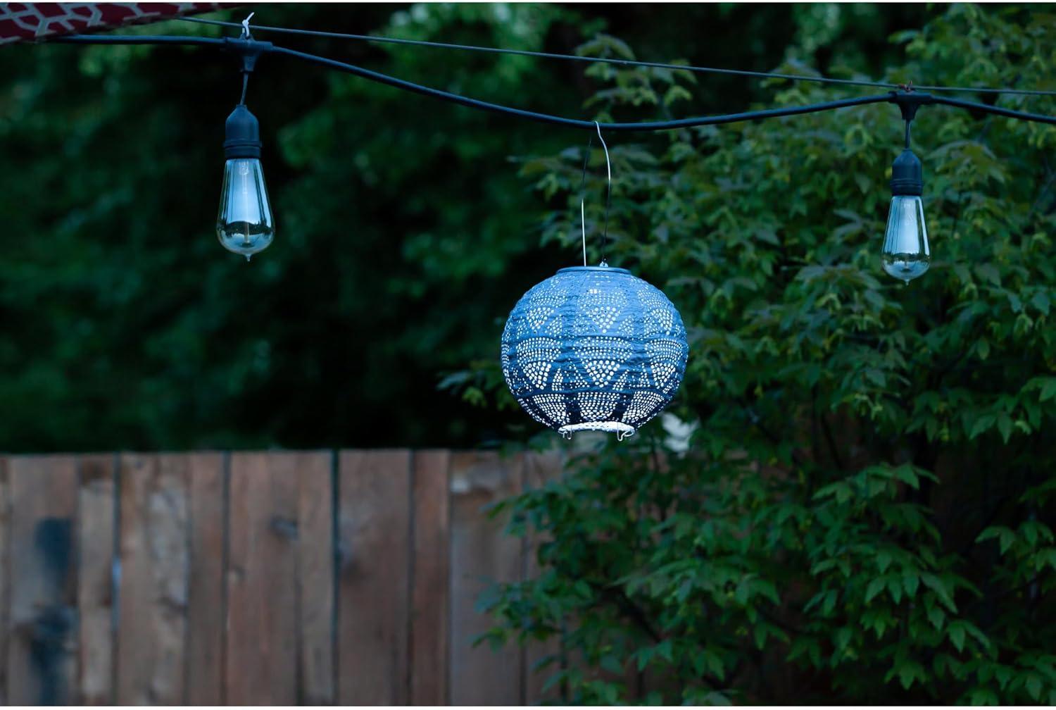 Boho Globe Solar Outdoor Lantern