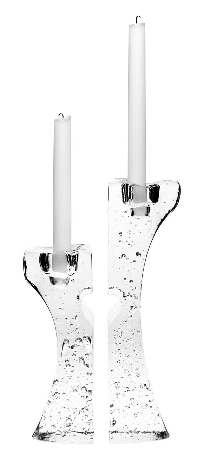 Kosta Boda Connect 8.625'' H Glass Tabletop Candlestick