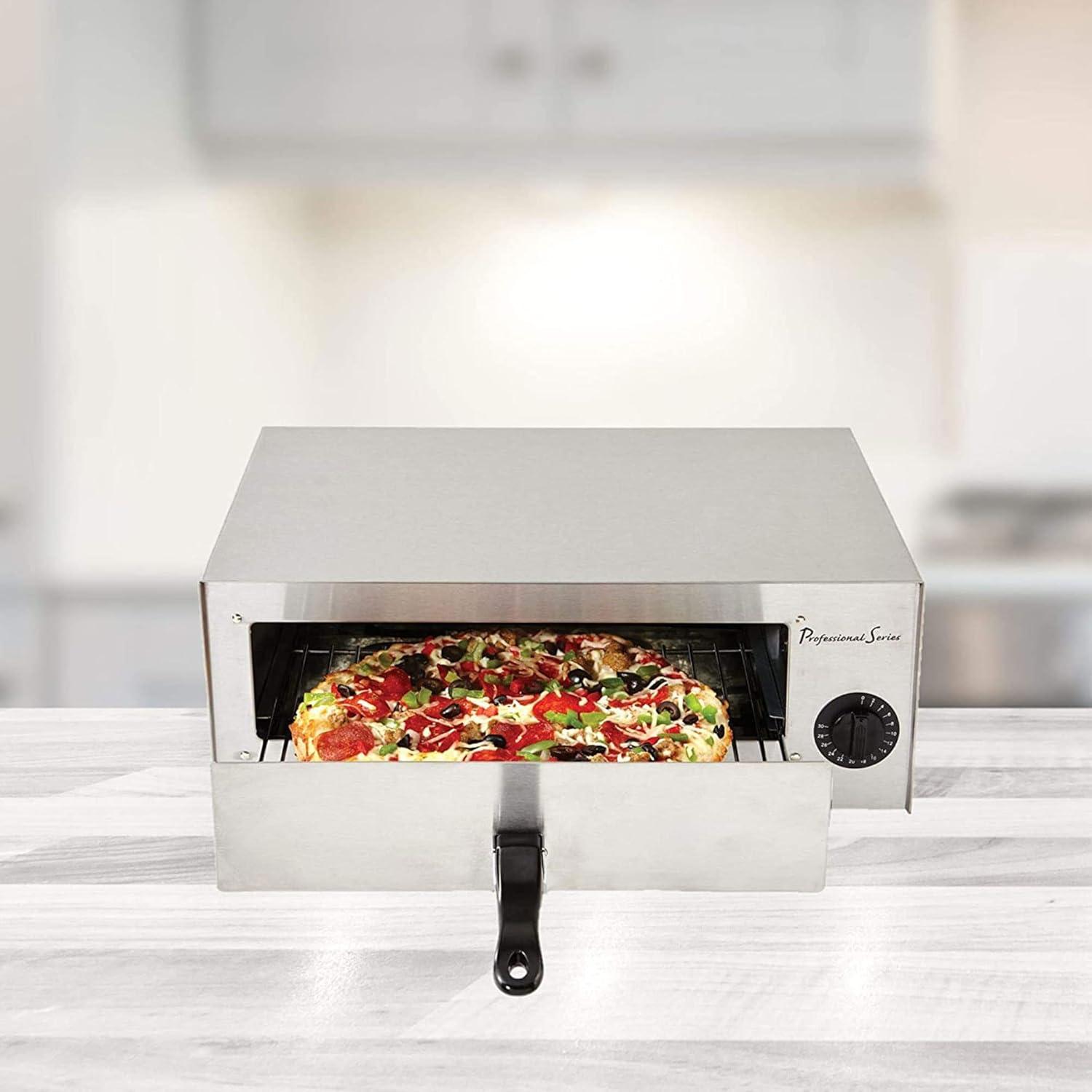 Professional Series PS75891 Pizza Oven Baker and Frozen Snack Oven, Stainless Steel