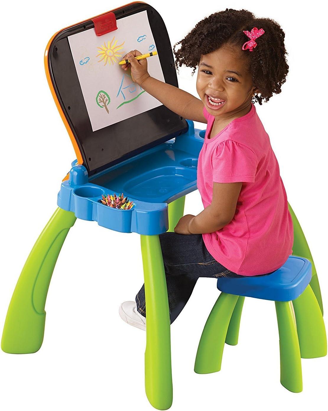 Interactive Green and Blue Touch & Learn Activity Desk