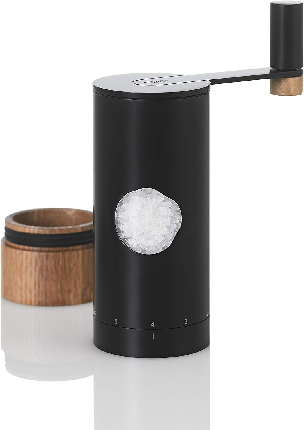 AdHoc Black and Wood Manual Salt and Pepper Grinder