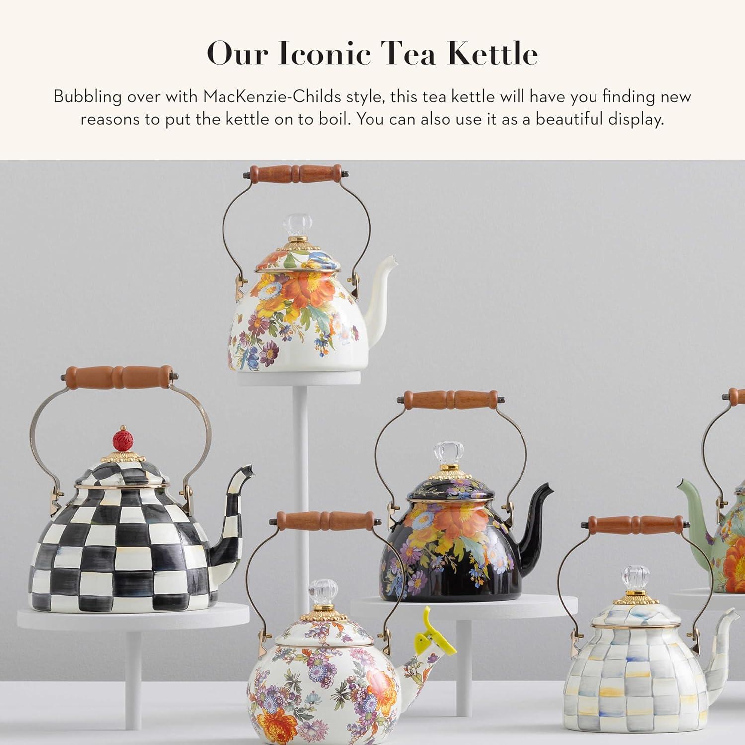 Flower Market 2 Quart Tea Kettle