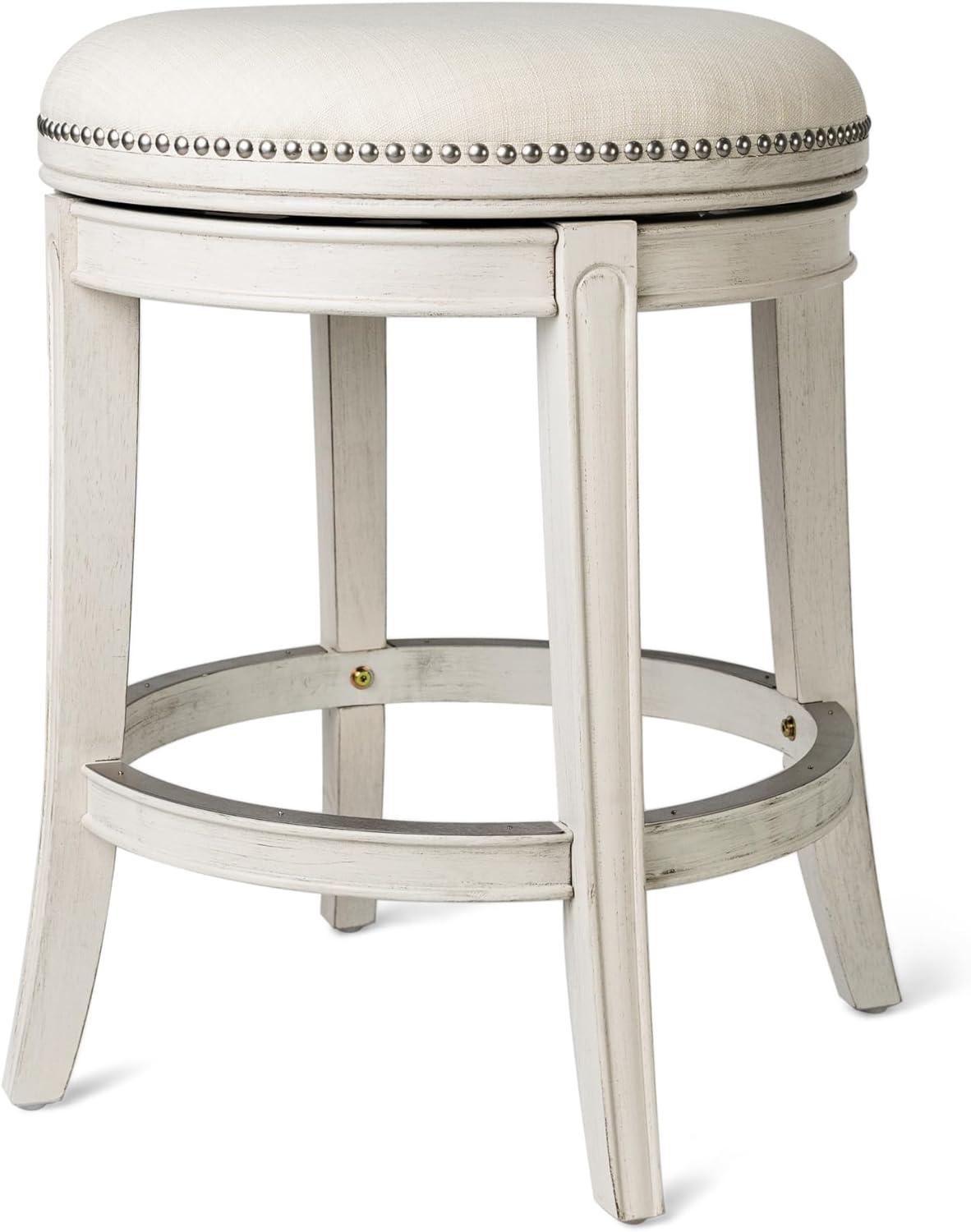 Maven Lane Alexander Counter Stool with Fabric Upholstery