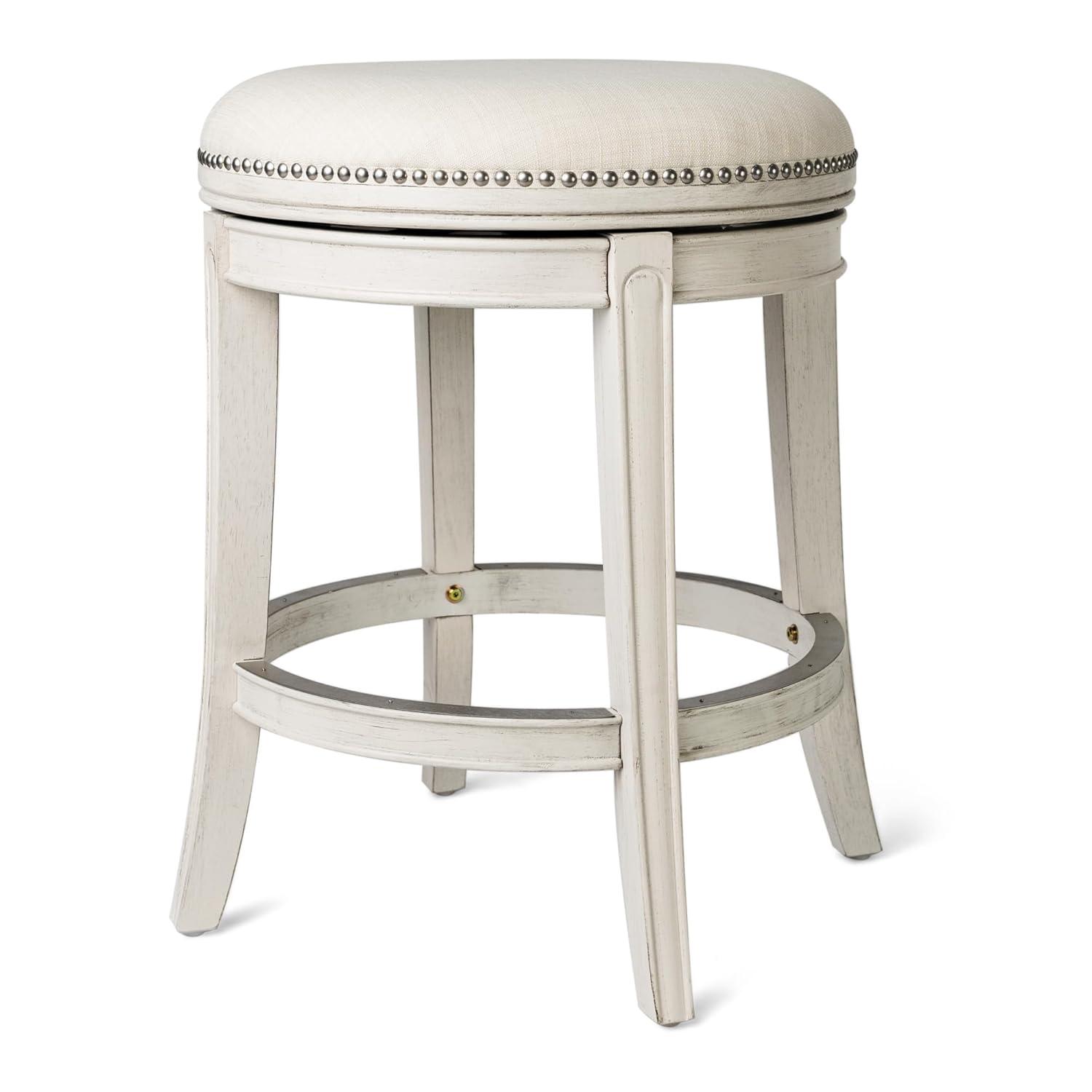 Maven Lane Maven Lane Alexander Stool with Fabric Upholstery