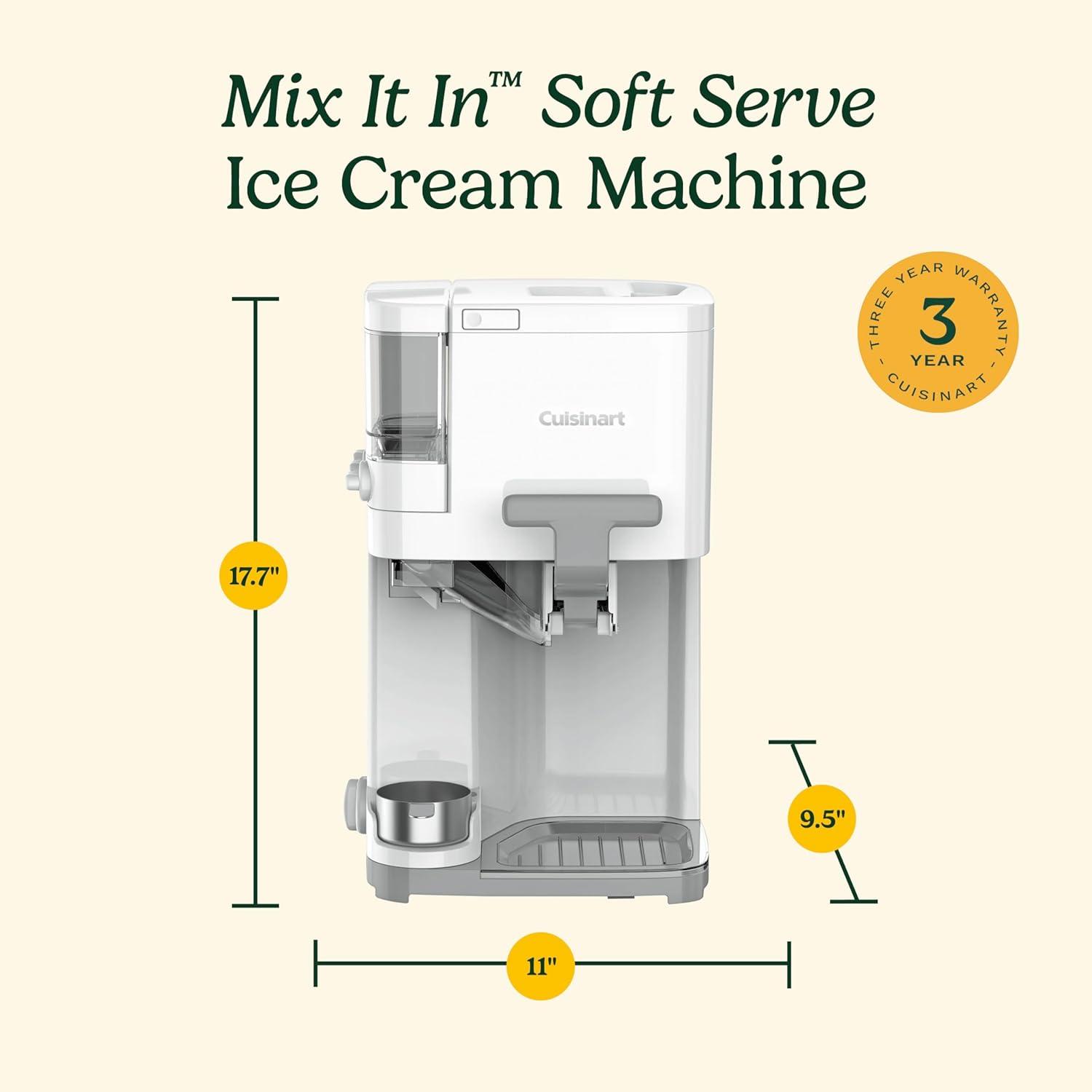 Cuisinart ® Mix It In™ Soft-Serve Ice Cream Maker