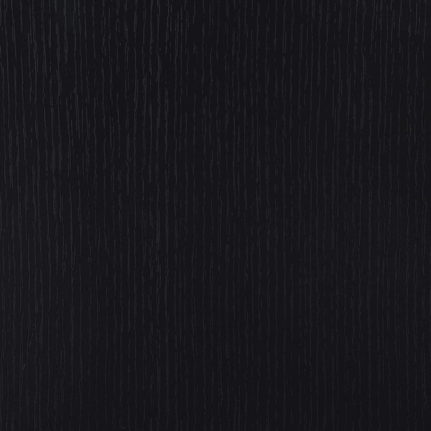 Convenience Concepts Storage Particle Board Coffee Table with Shelf, Black