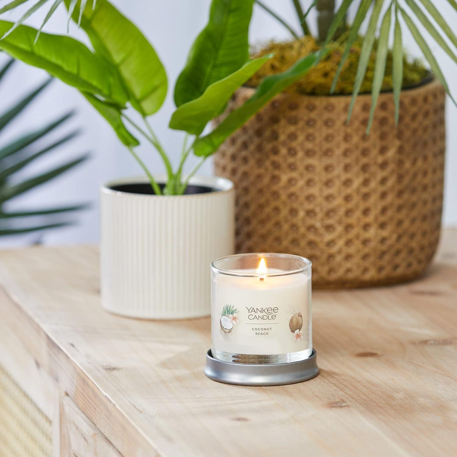 White Coconut Beach Soy Small Tumbler Candle