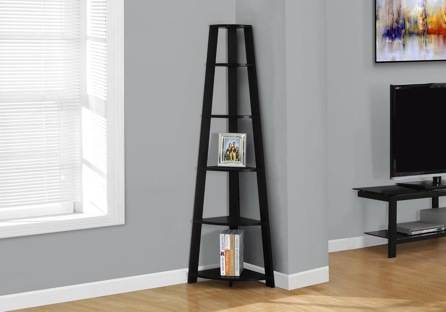 Bookcase with Corner Accent Étagère 60" - EveryRoom®