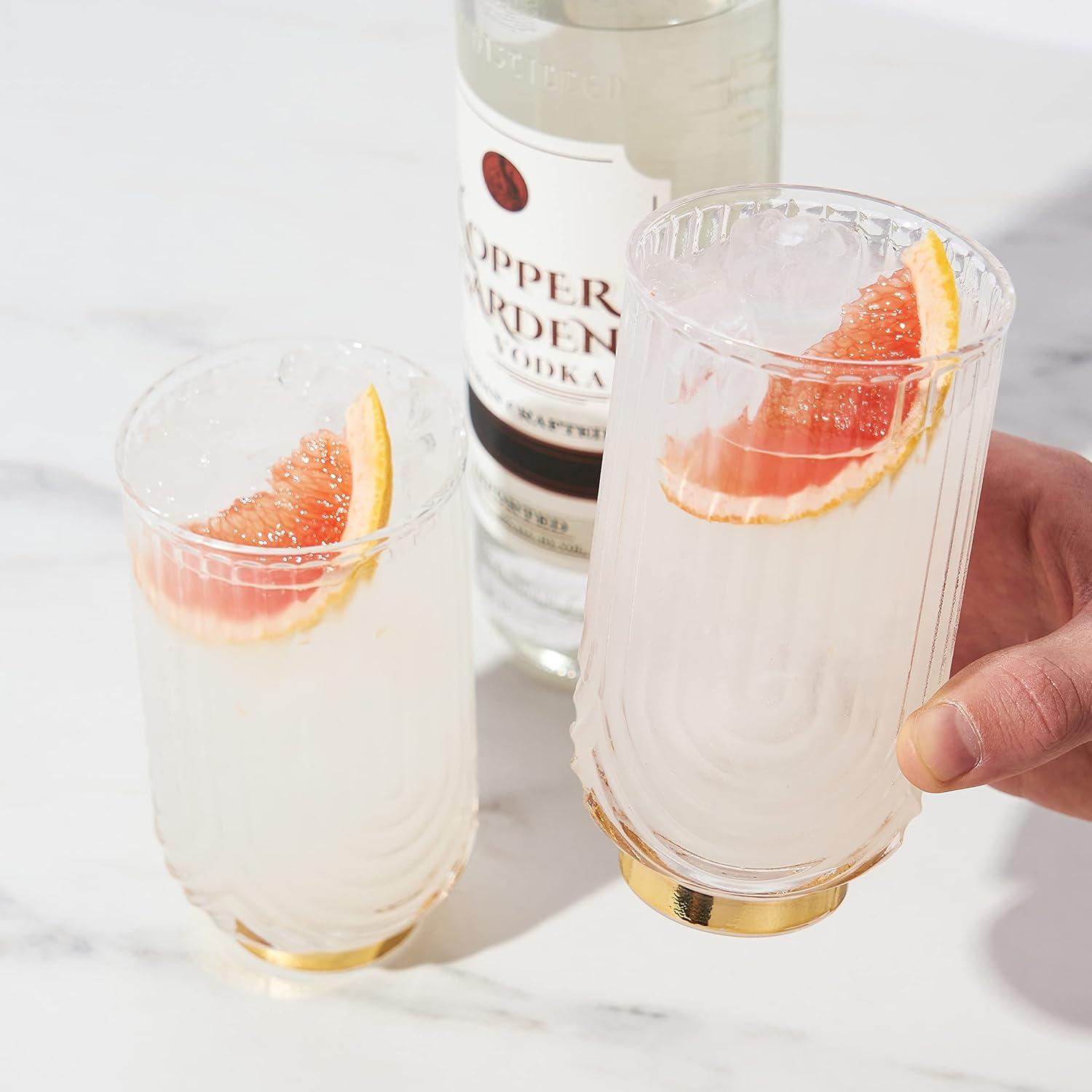 Viski Gatsby Highball Glasses