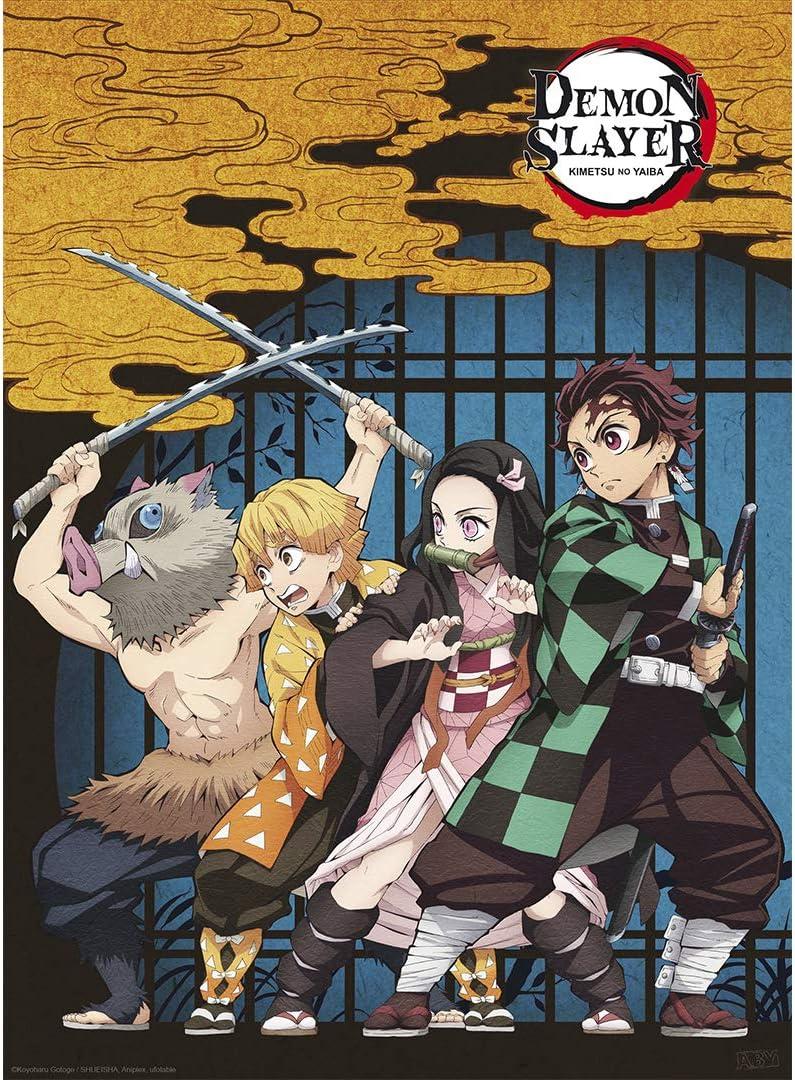 ABYstyle Officially Licensed Demon Slayer Kimetsu No Yaiba Unframed Mini Poster 15"x20.5" Anime Manga Wall Art Room Decor