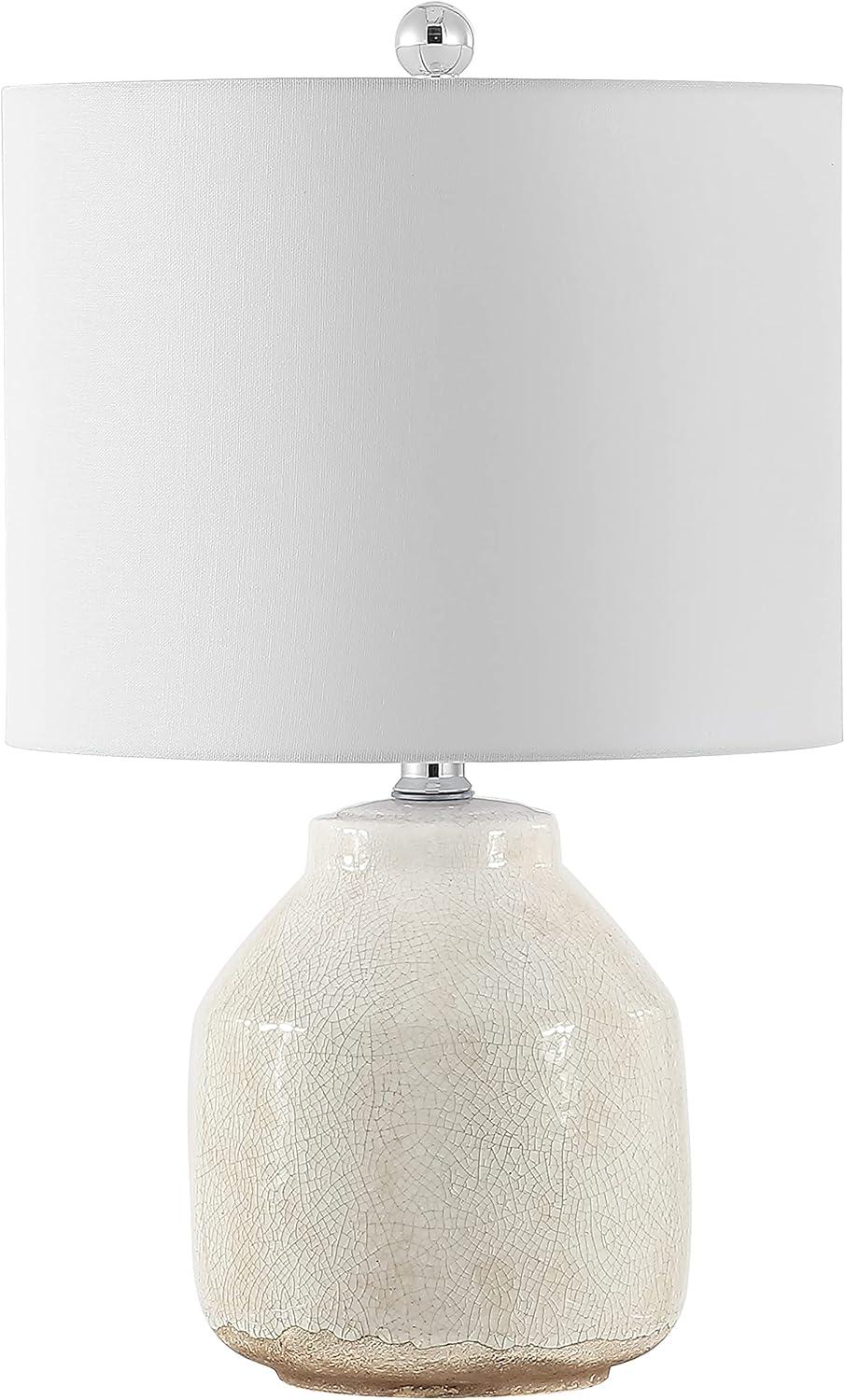 Arcadia 22" Adjustable Arc Table Lamp in Antique White