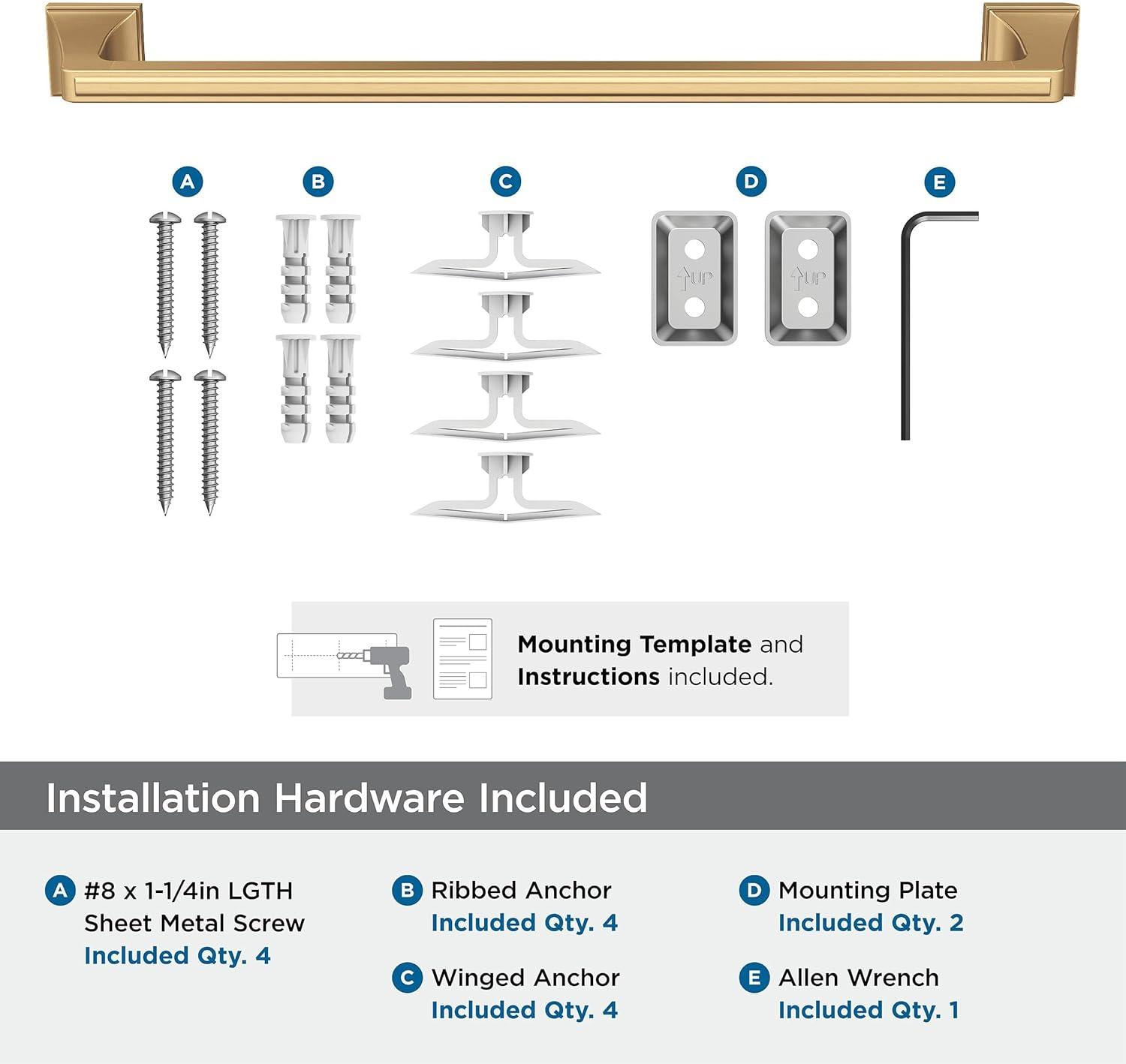 Mulholland 19.81" Wall Mounted Towel Bar