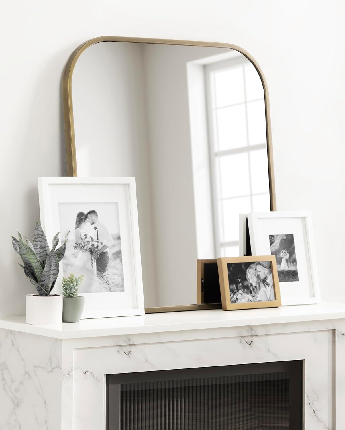 Sherman Metal Flat Wall Mirror