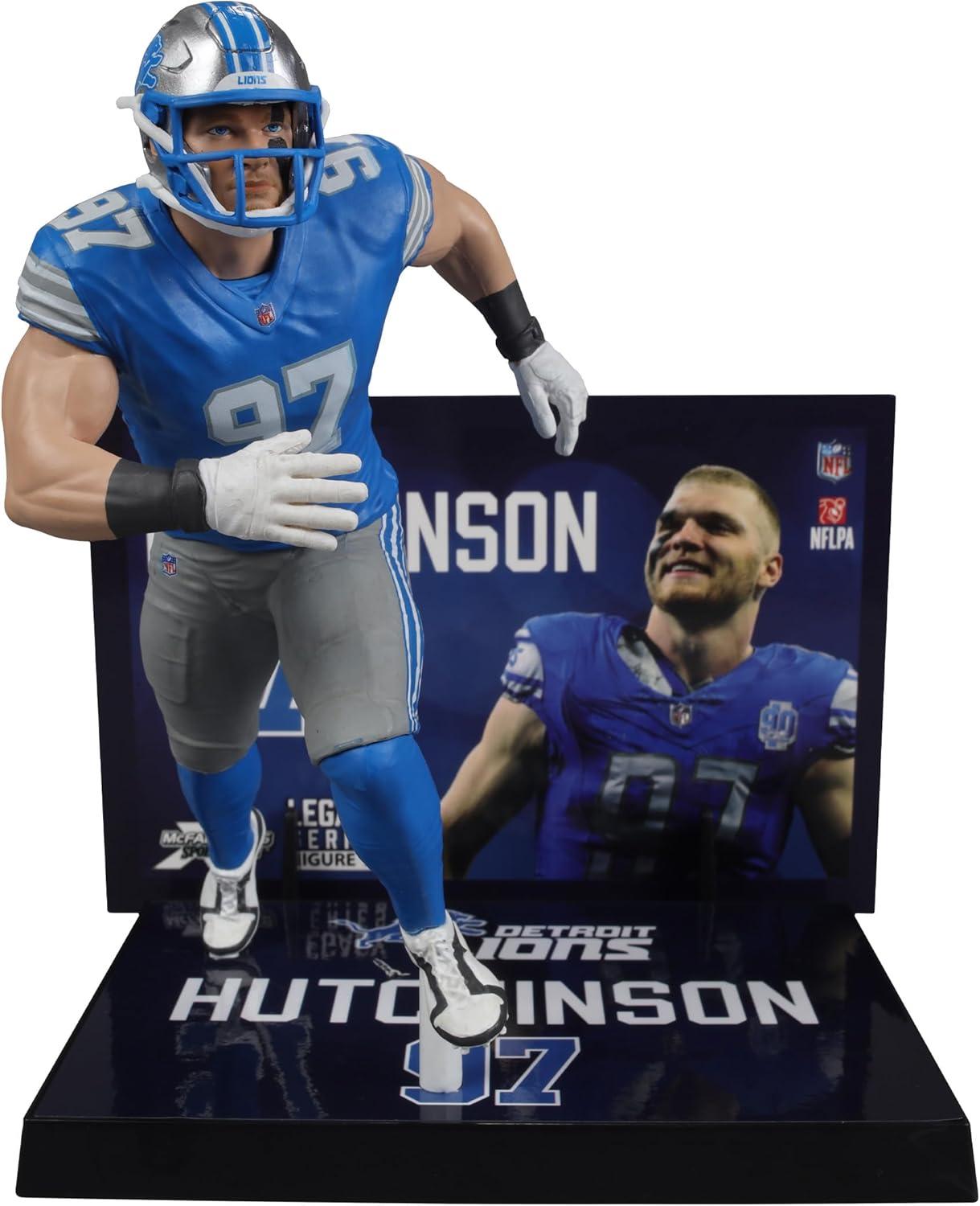 Mcfarlane Toys Detroit Lions NFL Aiden Hutchinson McFarlane Action Figure