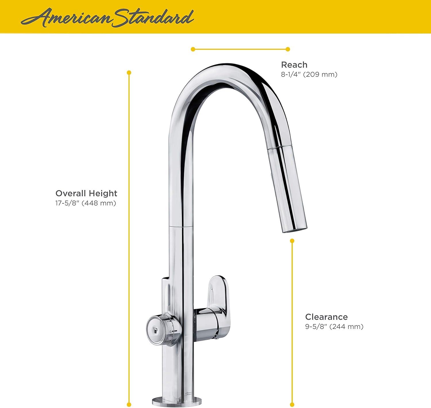 Chrome Pull-Out Spray Kitchen Faucet with Touch Control