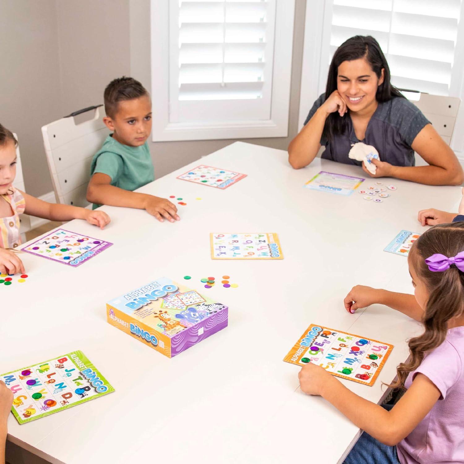 Hapinest Alphabet Bingo ABC Letter Preschool Learning Board Game for Toddlers and Kids