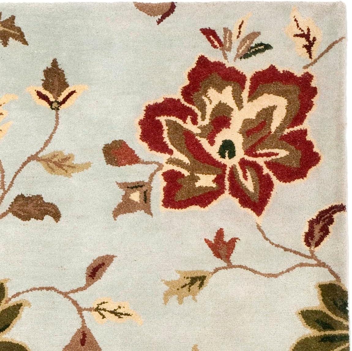 World Menagerie Arber Hand Tufted Wool Floral / Flower Rug