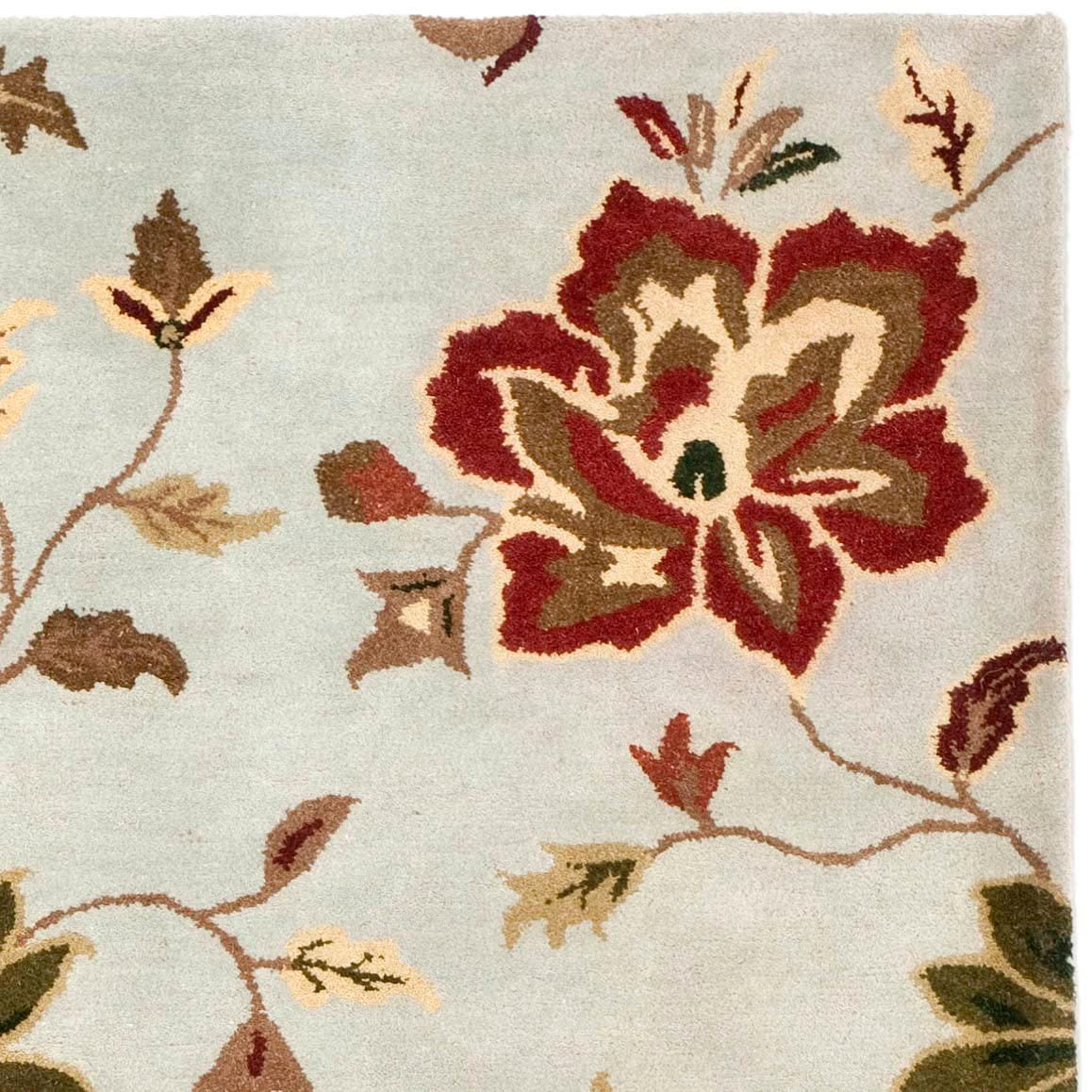 World Menagerie Arber Hand Tufted Wool Floral / Flower Rug