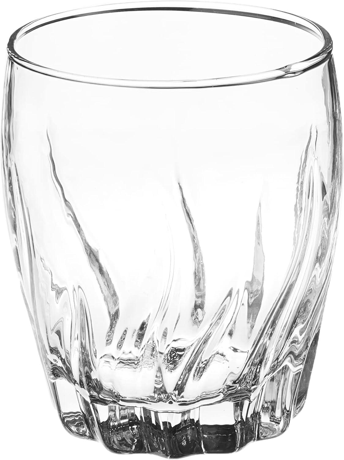 Anchor Hocking Central Park 12 oz Clear Glass Tumblers, Set of 4