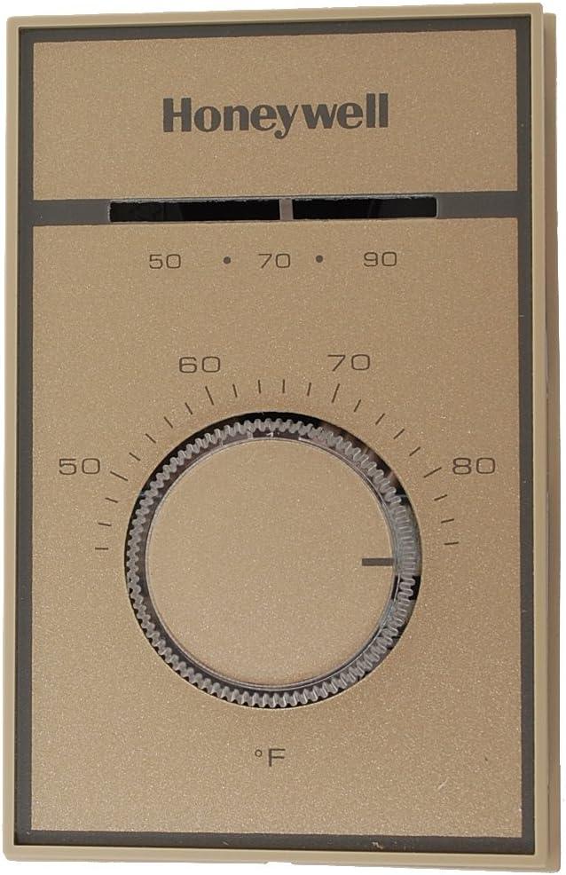 Honeywell New T651A3018 Medium Duty Line Voltage Thermostat, 44-86F, Replacement for T451A3005