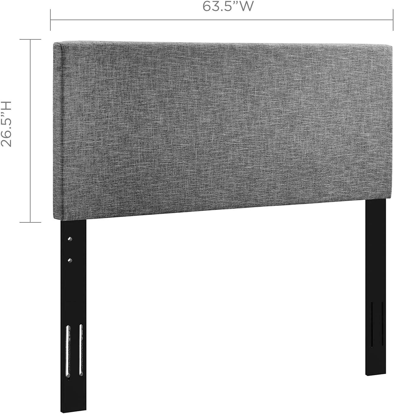 Modway Carson Carrington Stryn Upholstered Linen Fabric Headboard