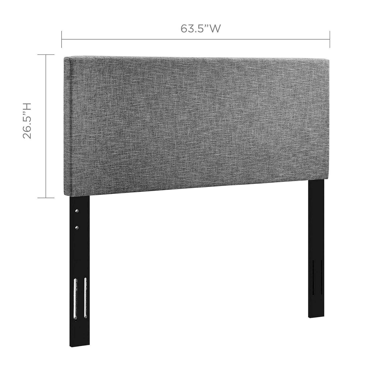 Modway Carson Carrington Stryn Upholstered Linen Fabric Headboard