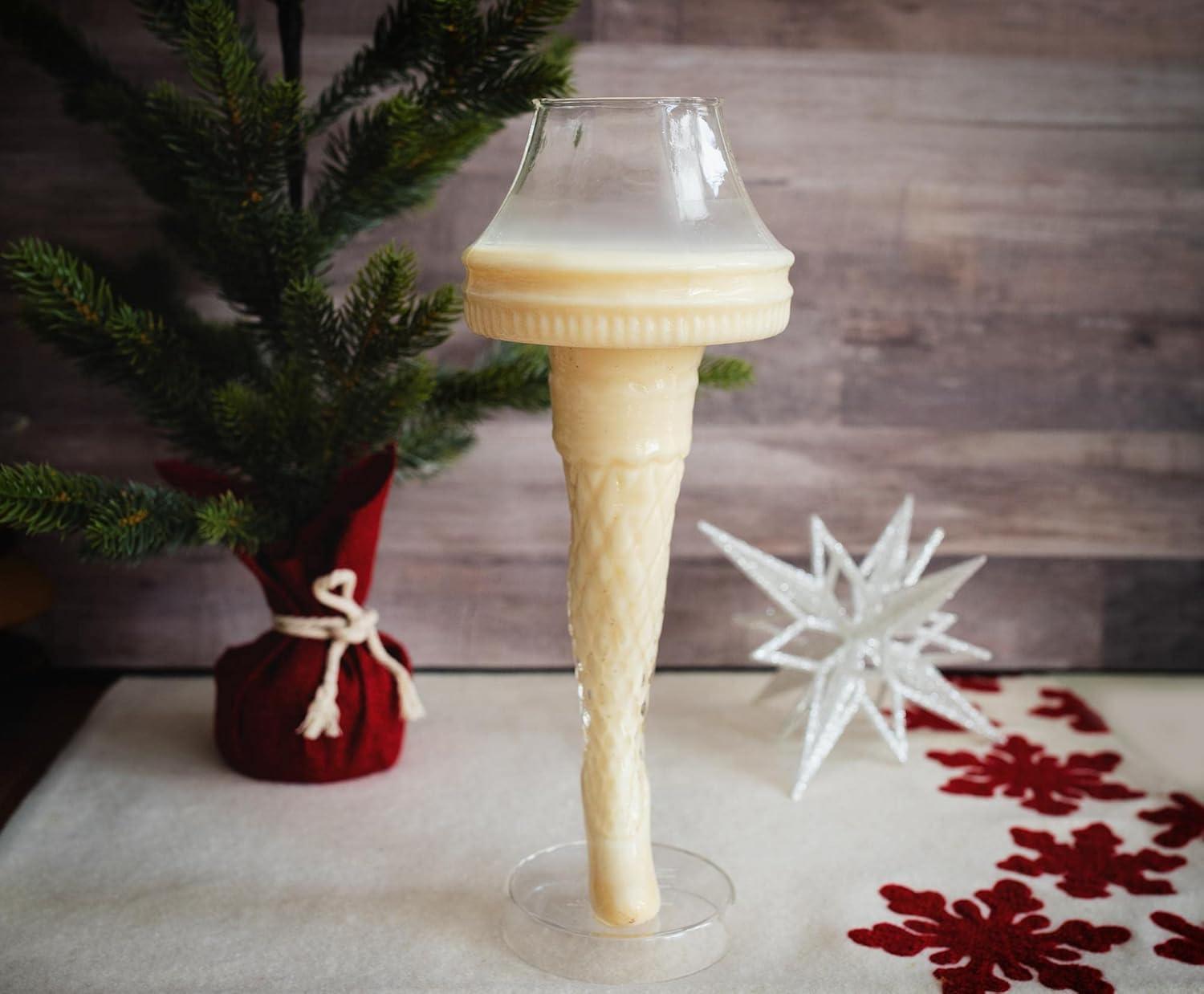 Silver Buffalo A Christmas Story Leg Lamp Molded Glass Cup | Holds 17 Ounces