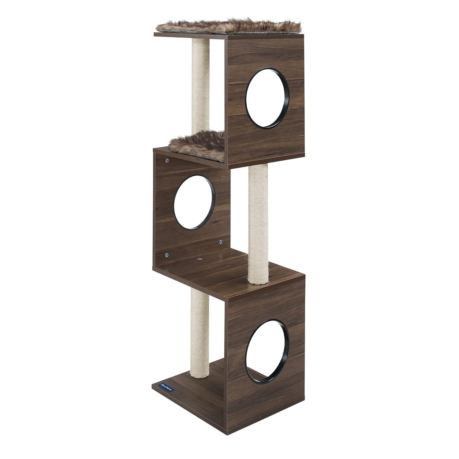 Sam's Pets Sheree Cat Tree 50" modern and easy clean