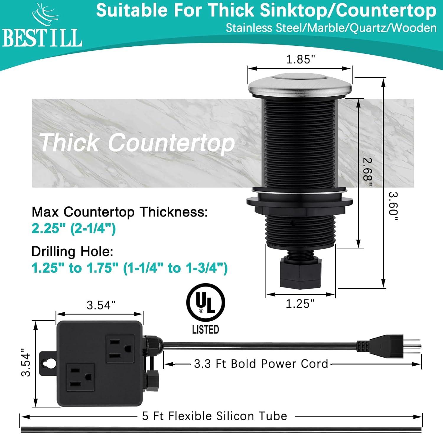 Garbage Disposal Kitchen Air Switch
