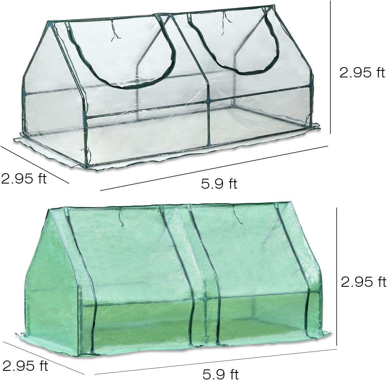 6' W x 3' D Greenhouse