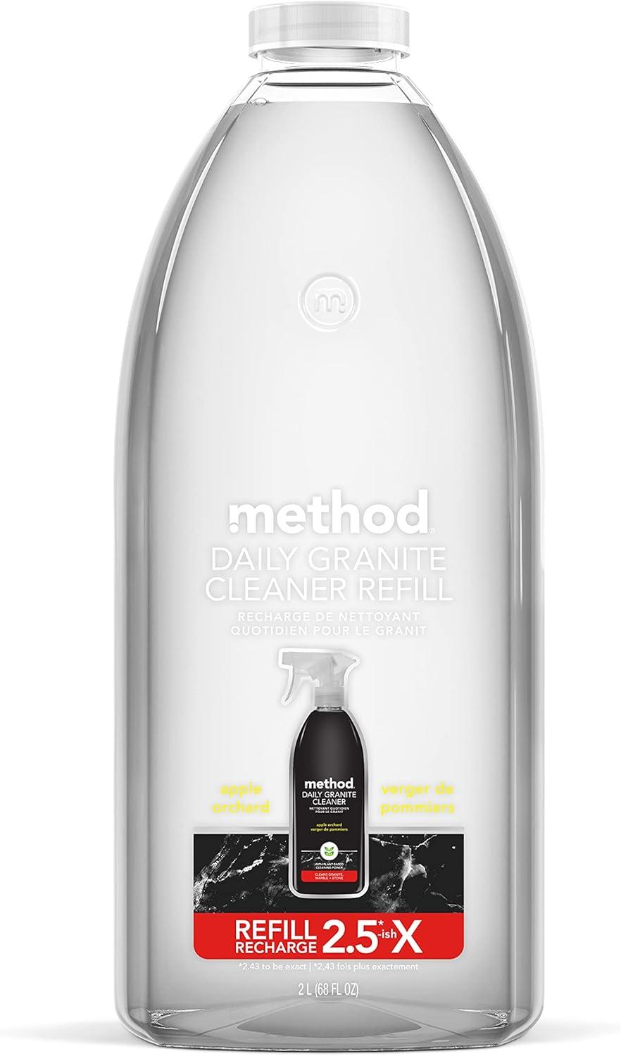 Method Apple Orchard Liquid Granite and Stone Cleaner Refill, 68 oz