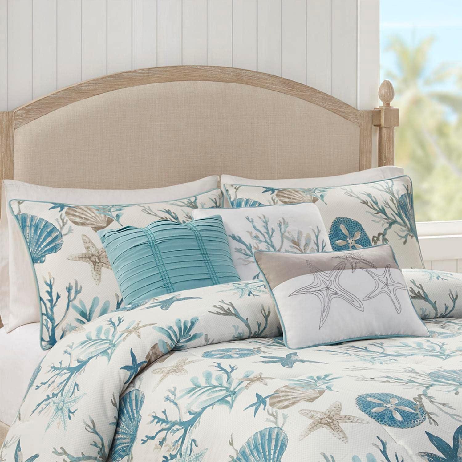 Pebble Beach 7 Piece Cotton Sateen Comforter Set