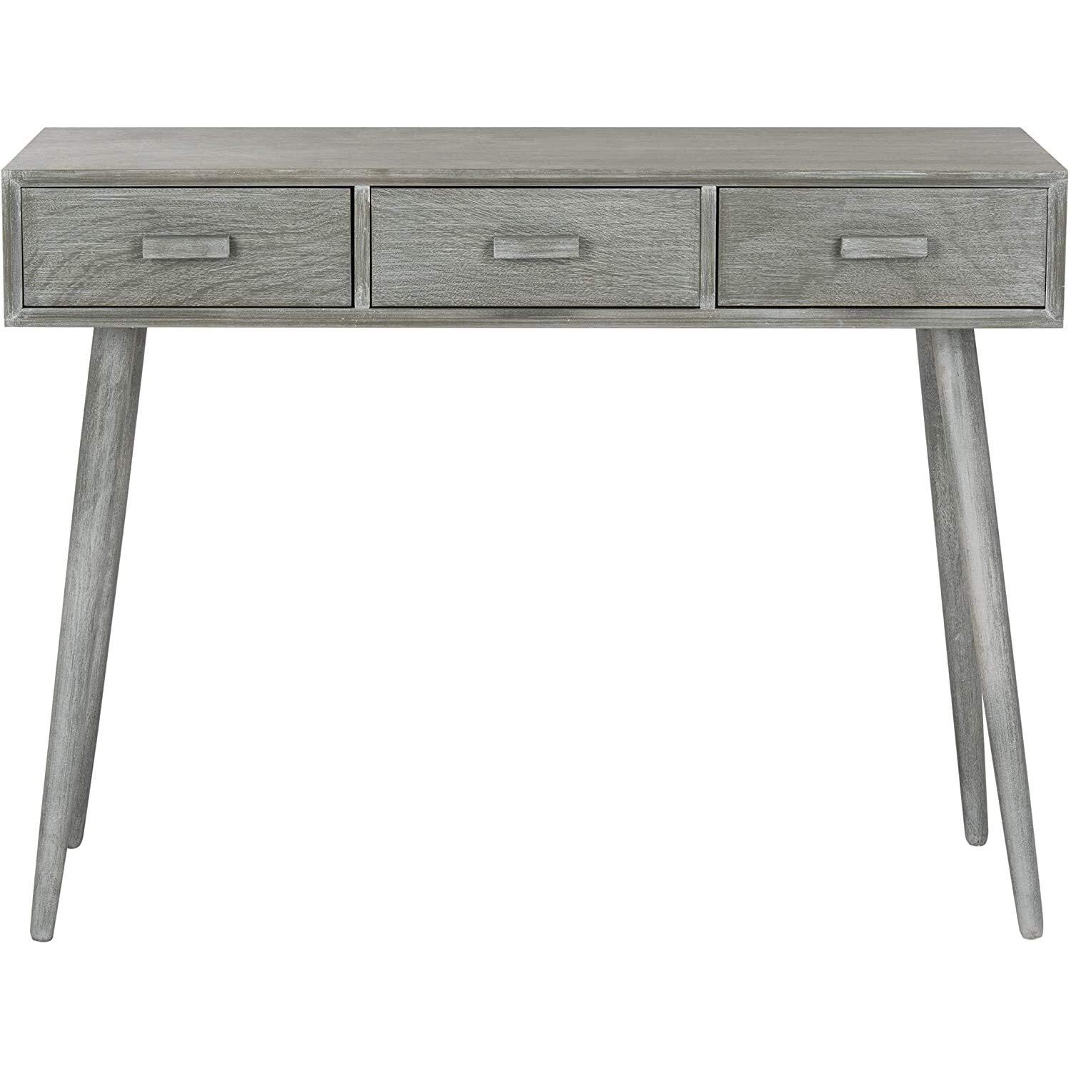Albus 3 Drawer Console Table - CNS5701C - Gray - Safavieh