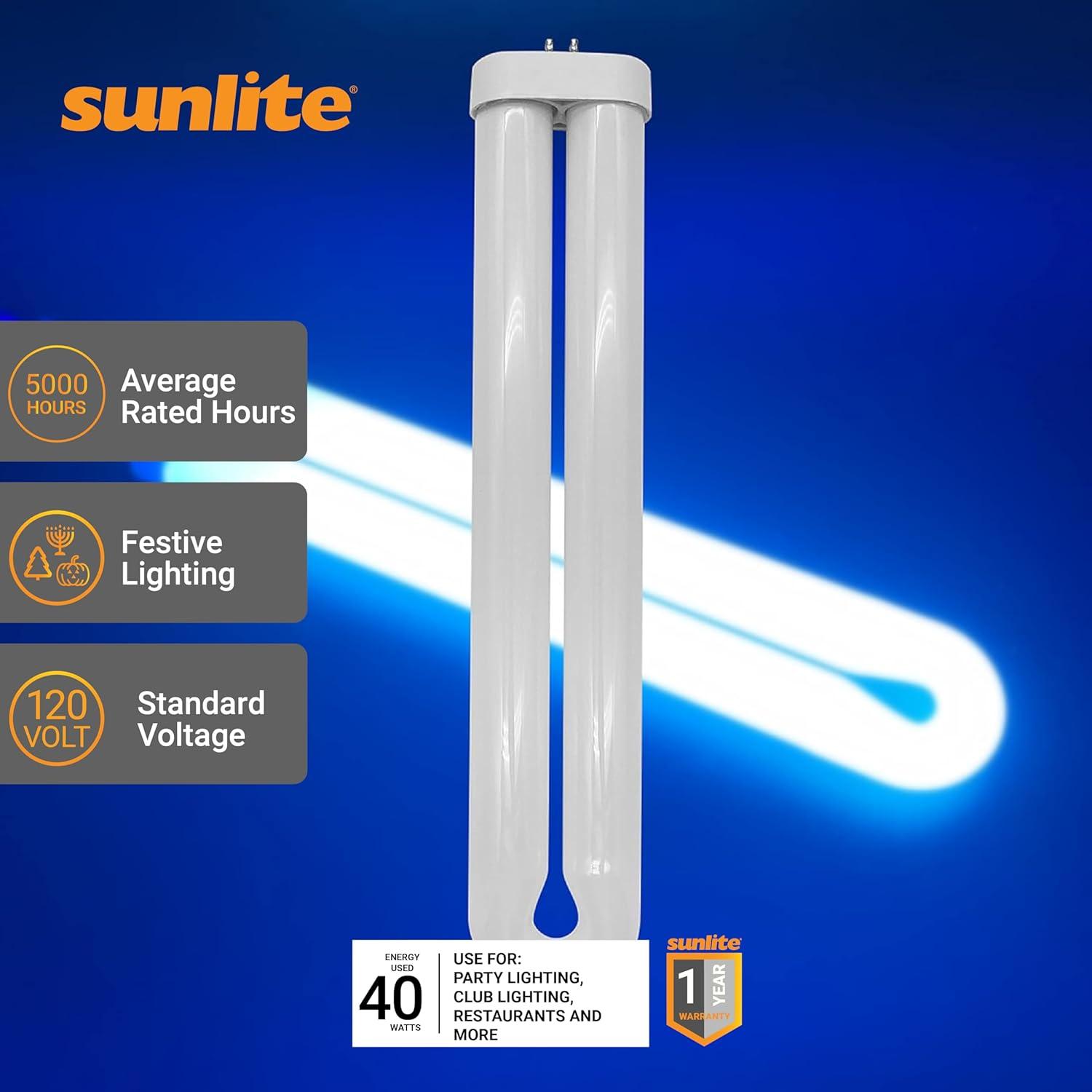 12PK - SUNLITE CF 40 Watts  FUL40T8/BL T8 Blacklight Bugs Zappers Replacement Bulb