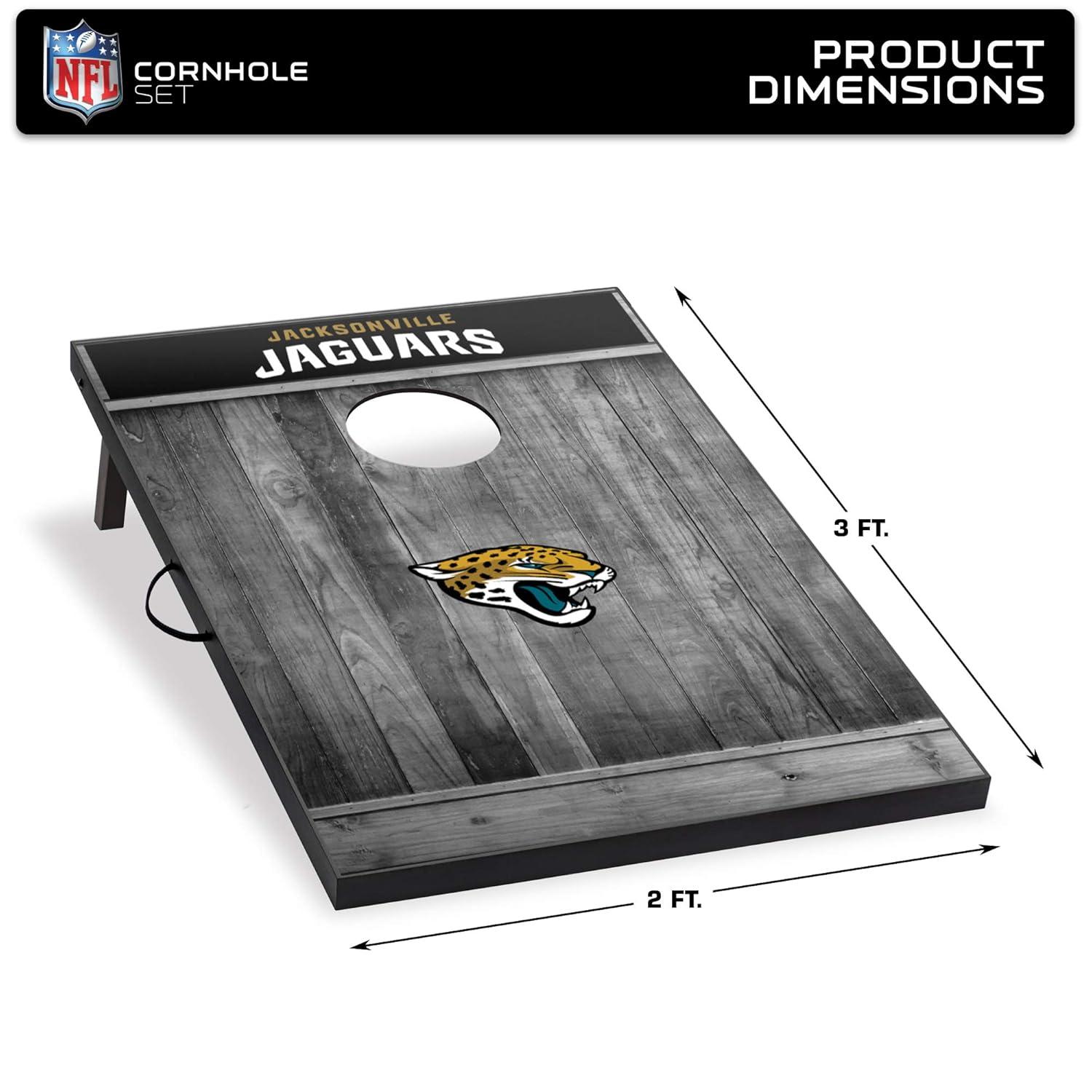 NFL Jacksonville Jaguars 2'x3' Cornhole Board - Gray