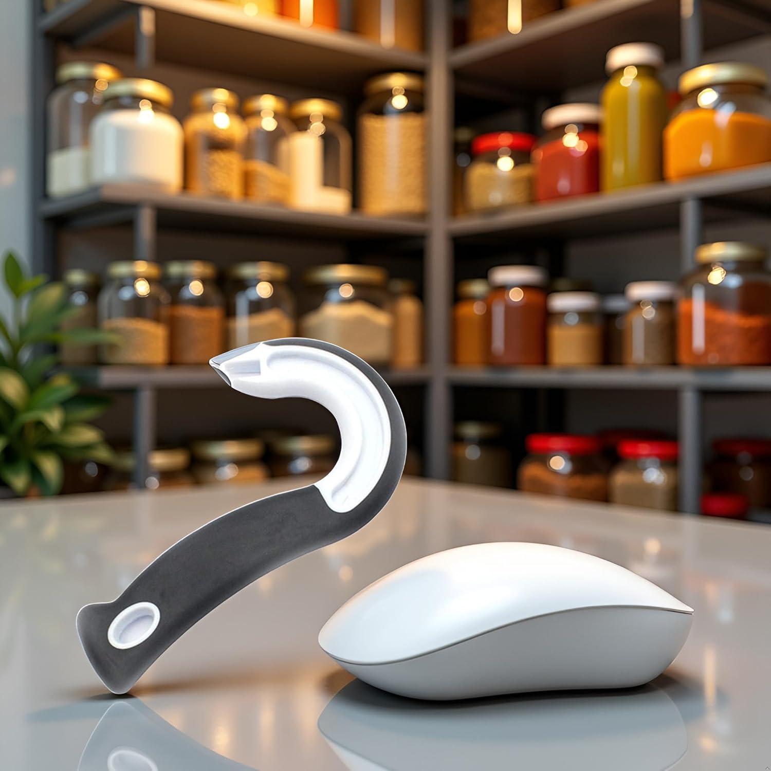 Jokari Easy Open Ring Pull Can Opener to Easily Open Canned Good Pry Tabs