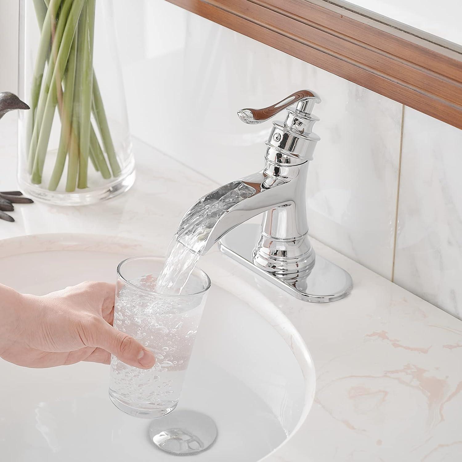 Single-Hole Single-handle Bathroom Faucet