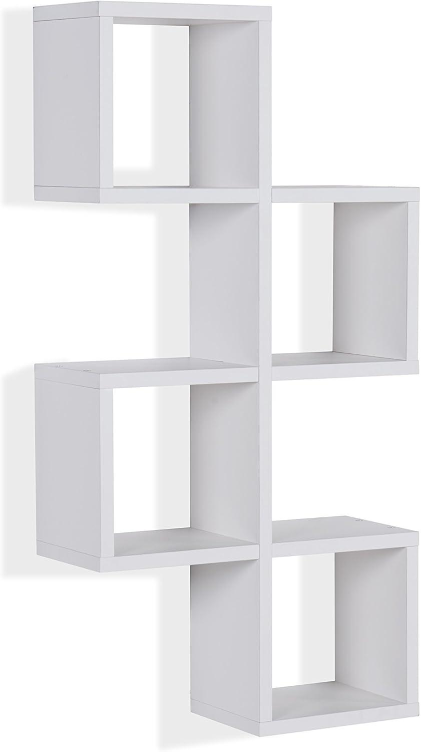 30" x 15.25" Cubby Chessboard Wall Shelf White - Danya B.