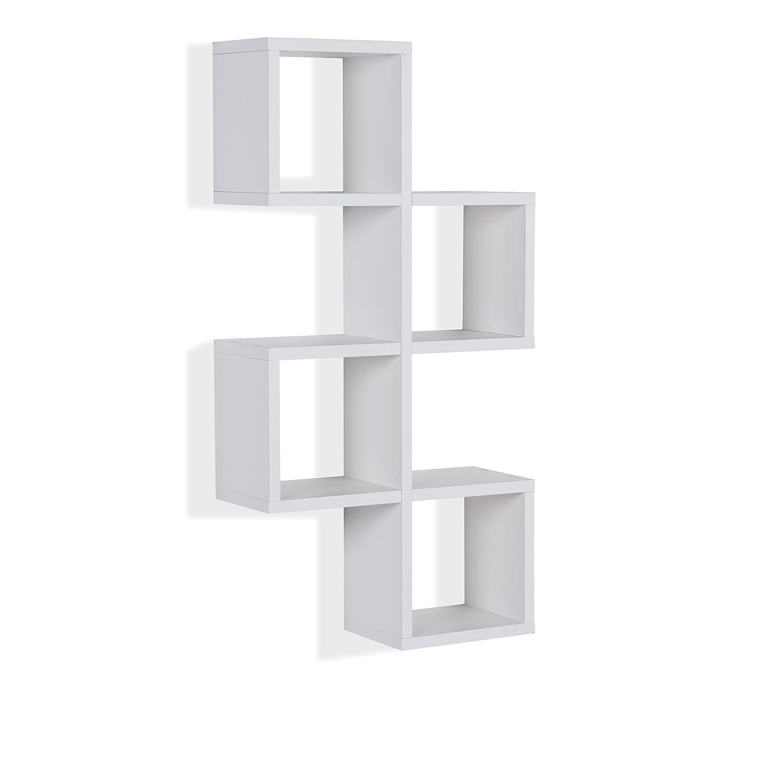 30" x 15.25" Cubby Chessboard Wall Shelf White - Danya B.