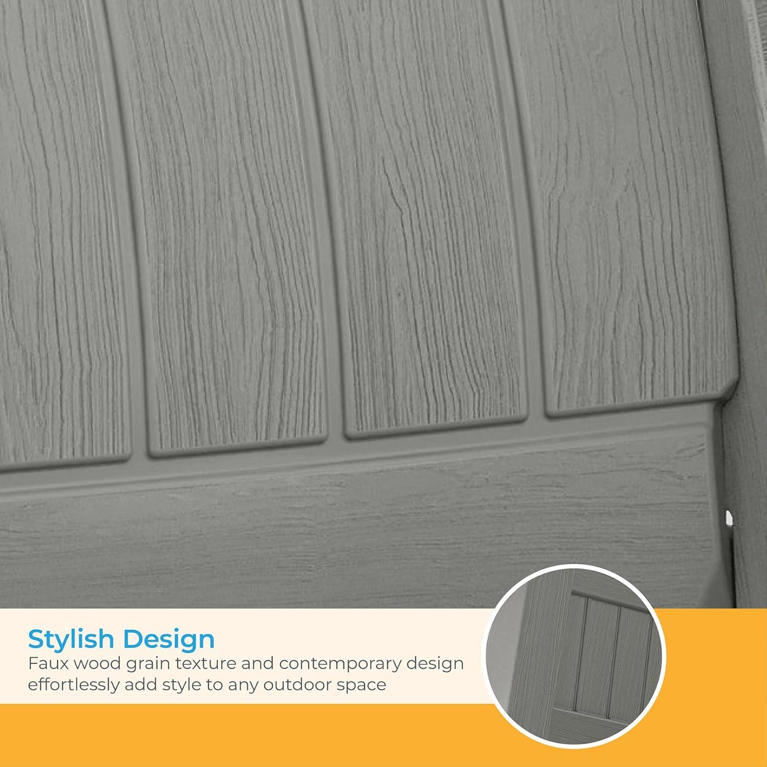 Suncast Suncast Outdoor Rocking Chair with Storage