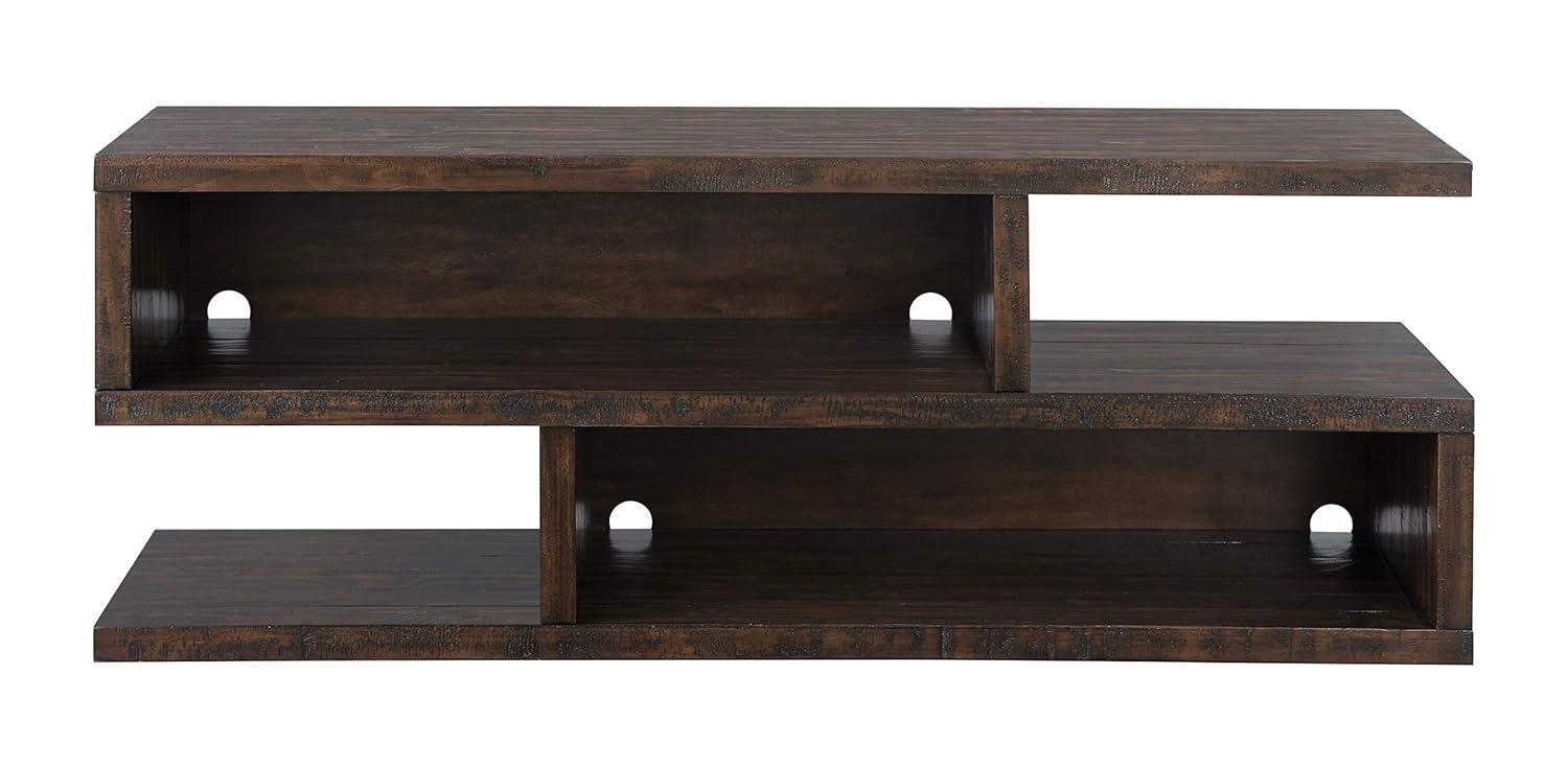 Lexington 70" Solid Wood TV Stand Dark Mocha Brown - Martin Svensson Home