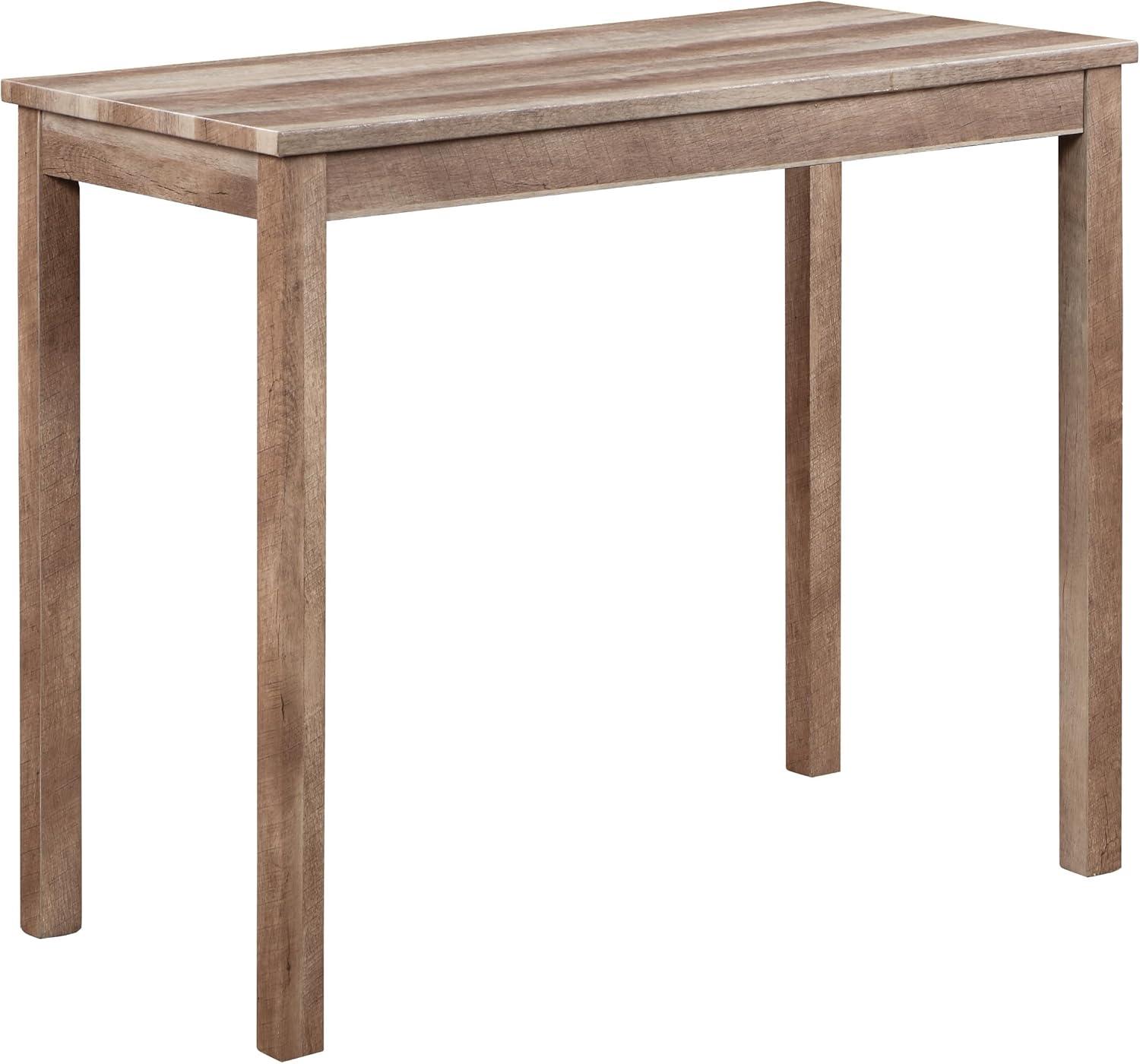 Celina 3PC Counter Height Dining Set in Engineered Wood Natural Brown