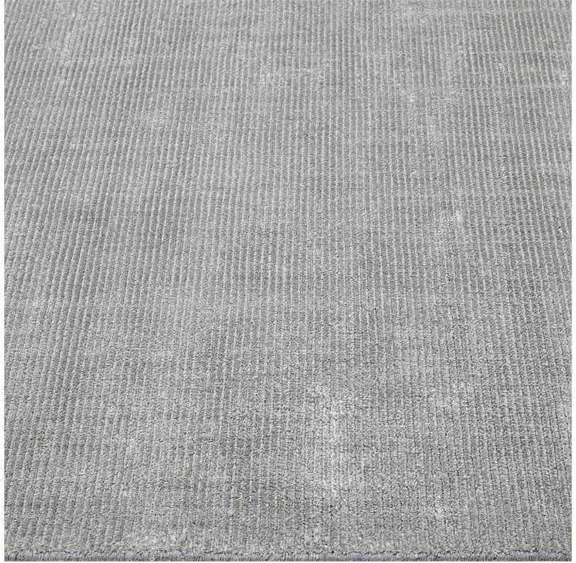 Cordi 9' x 12' Gray Hand-Knotted Wool Viscose Cotton Rug