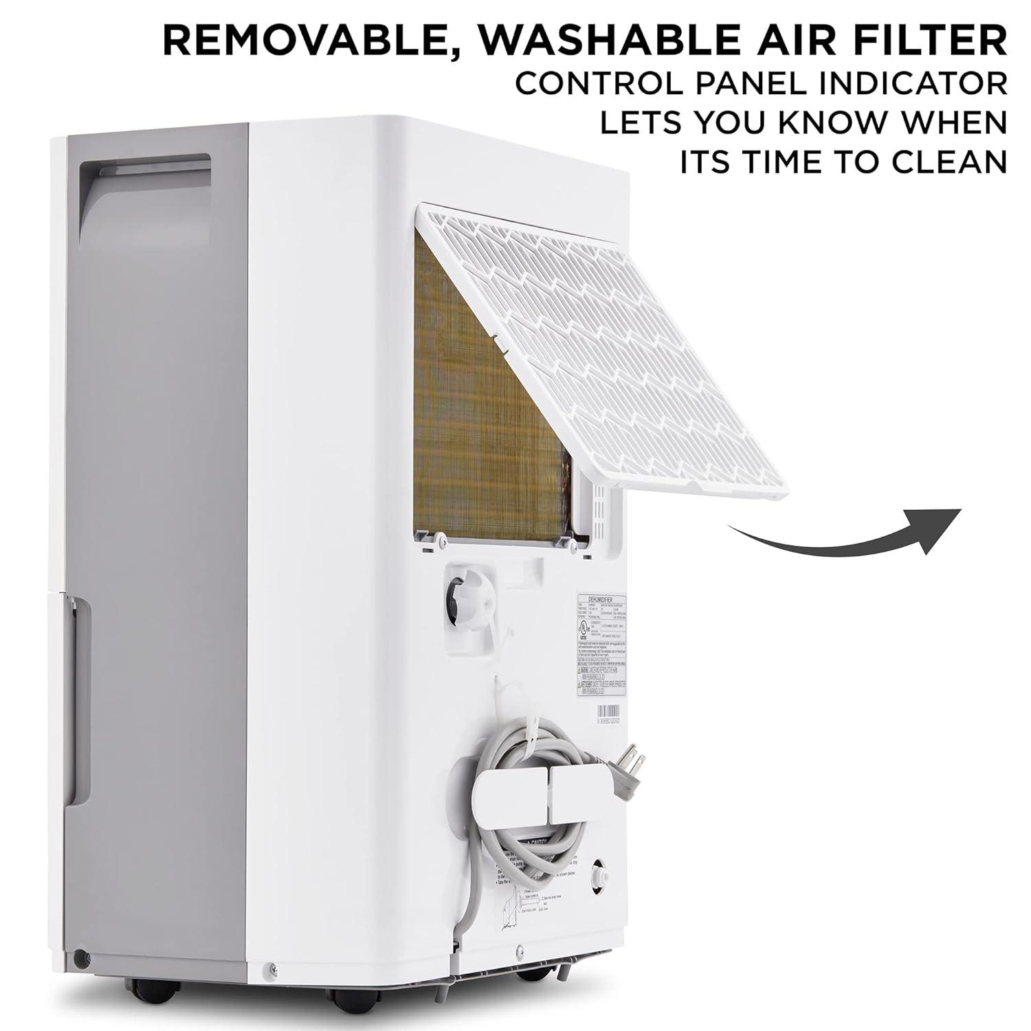 Ivation Ivation 50 Pints Tower Dehumidifier for Rooms up to 4500 Cubic Feet