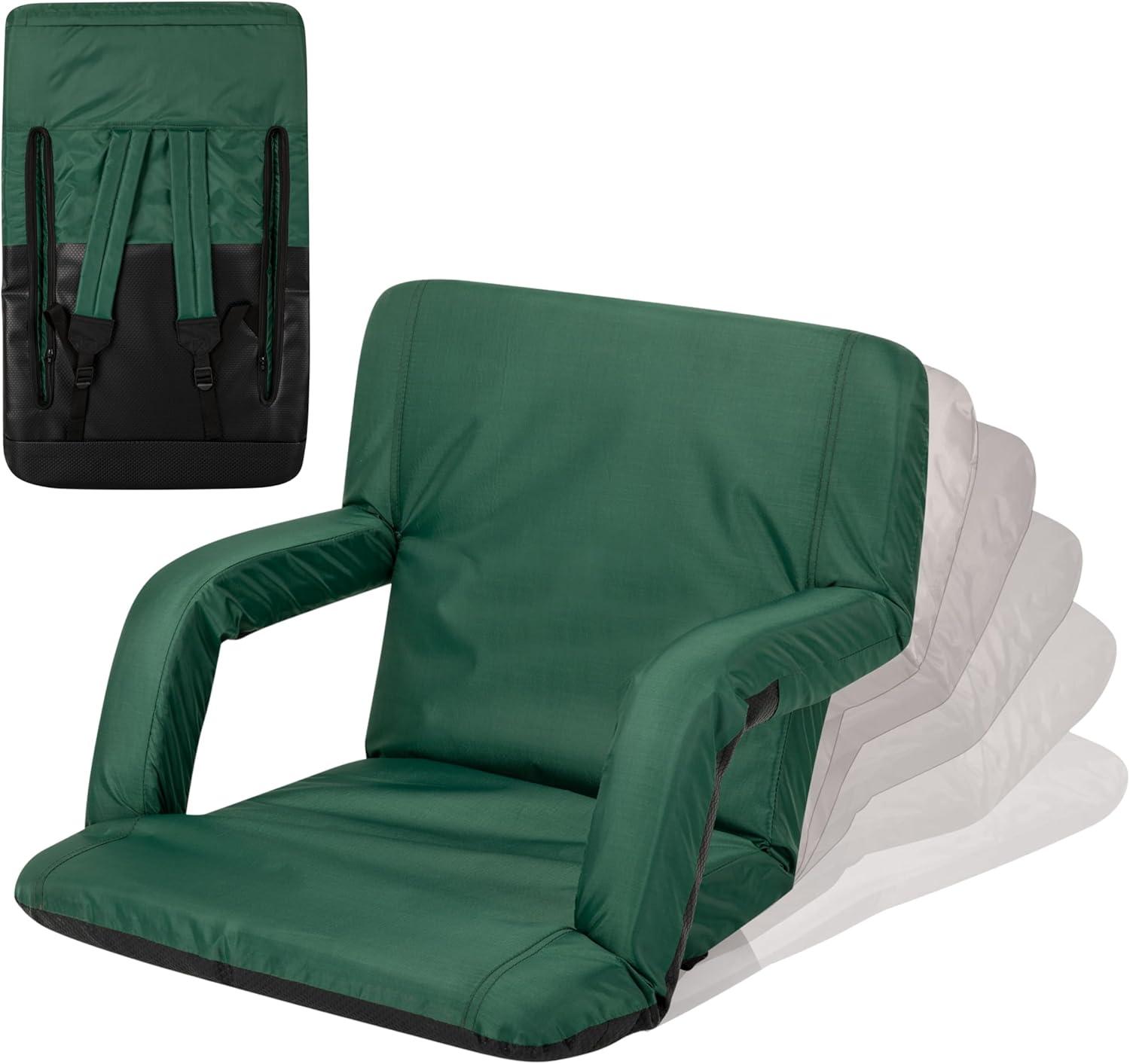 ONIVA™ Ventura Reclining Bleacher Seat with Armrests and Back Support