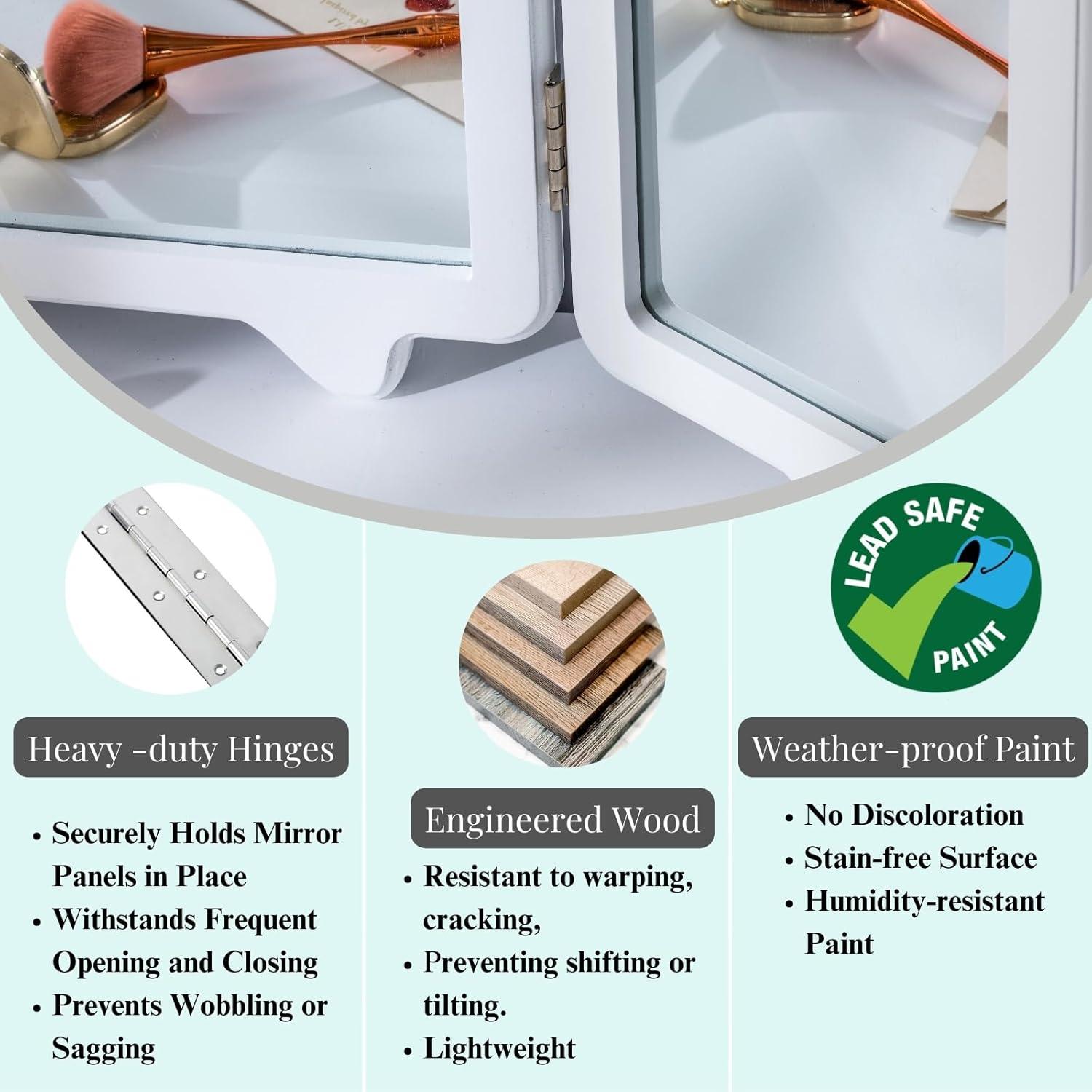 LUXFURNI Flat Floor Mirror