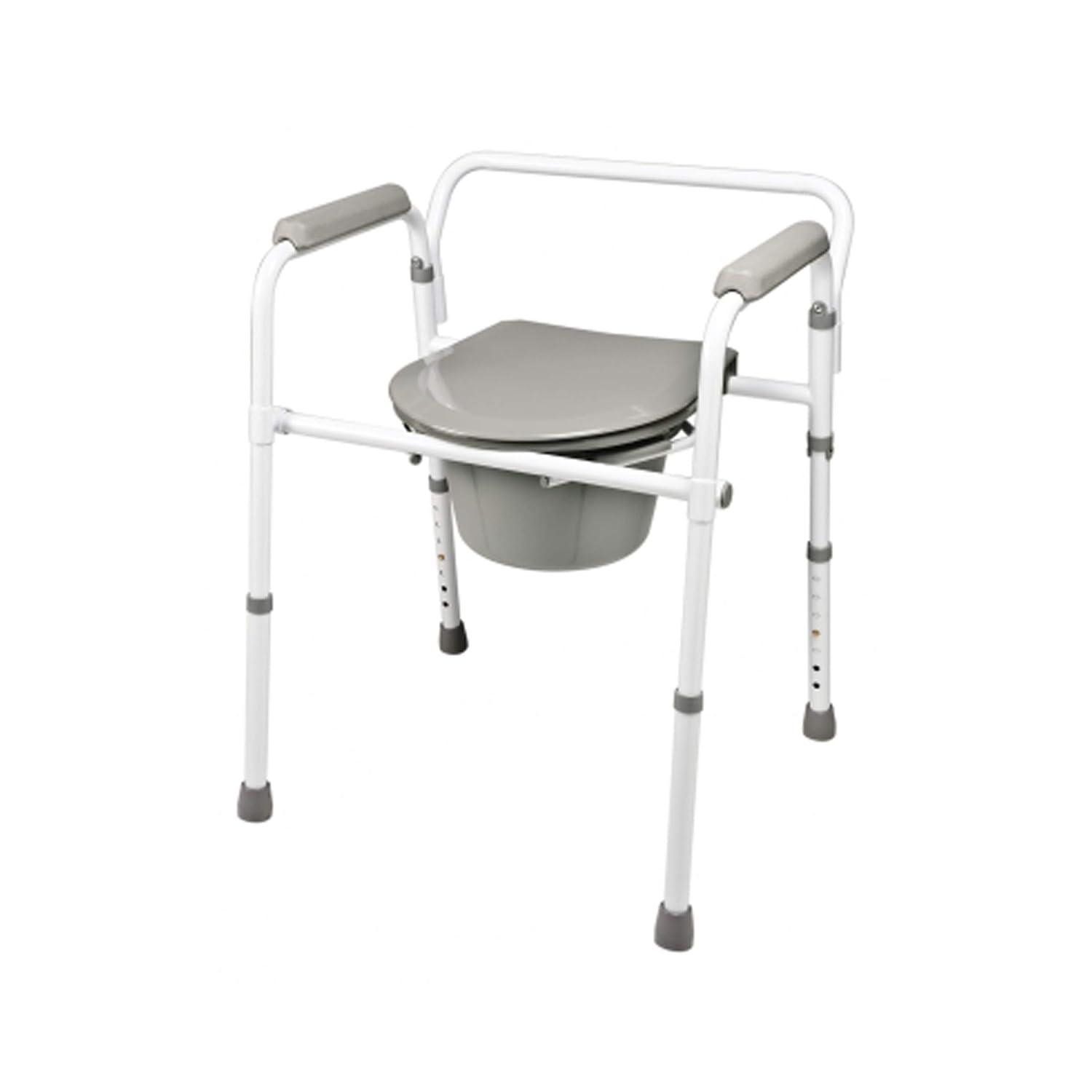 Graham-Field 7108R-1 Commode Folding Steel, Retail