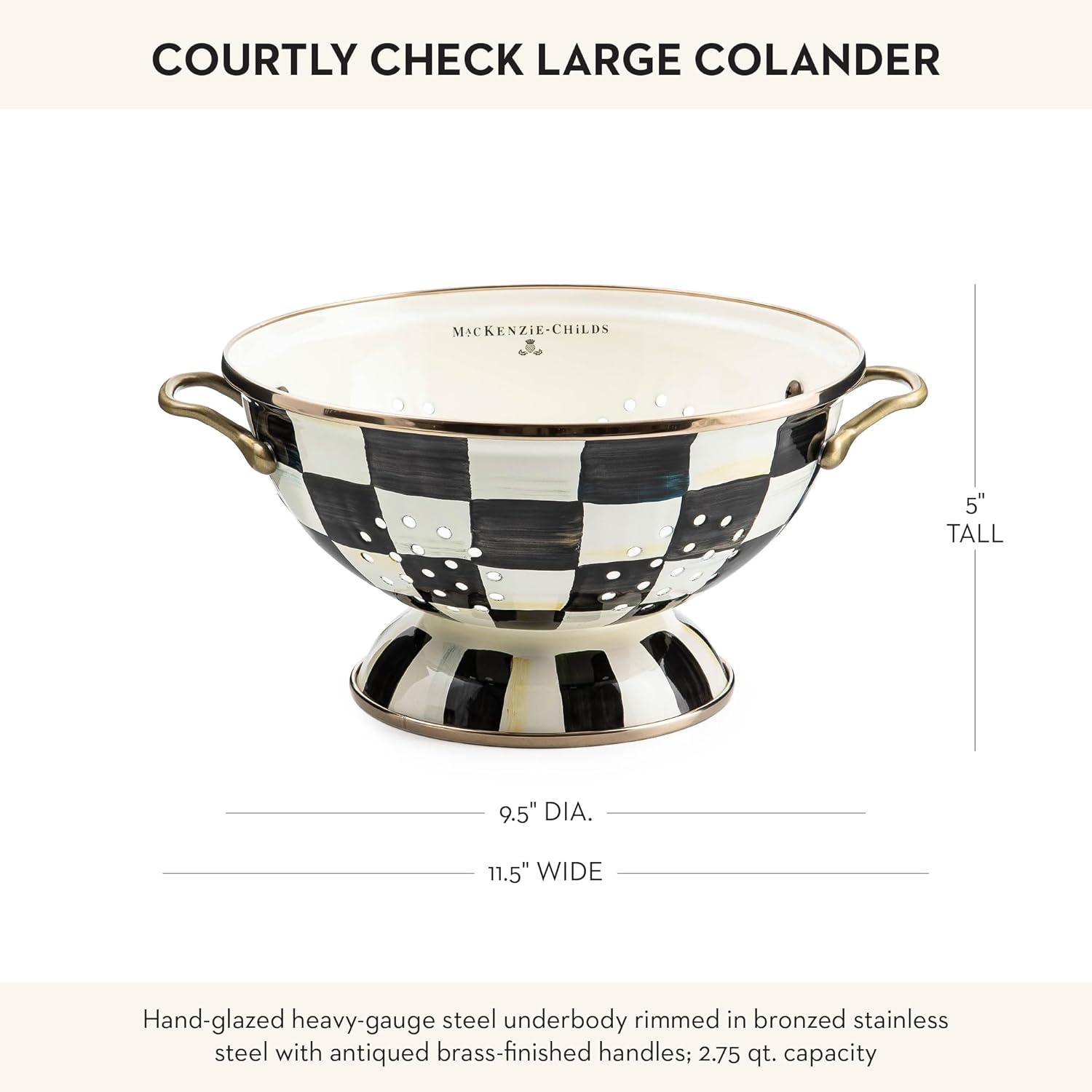 MacKenzie-Childs Large Colander
