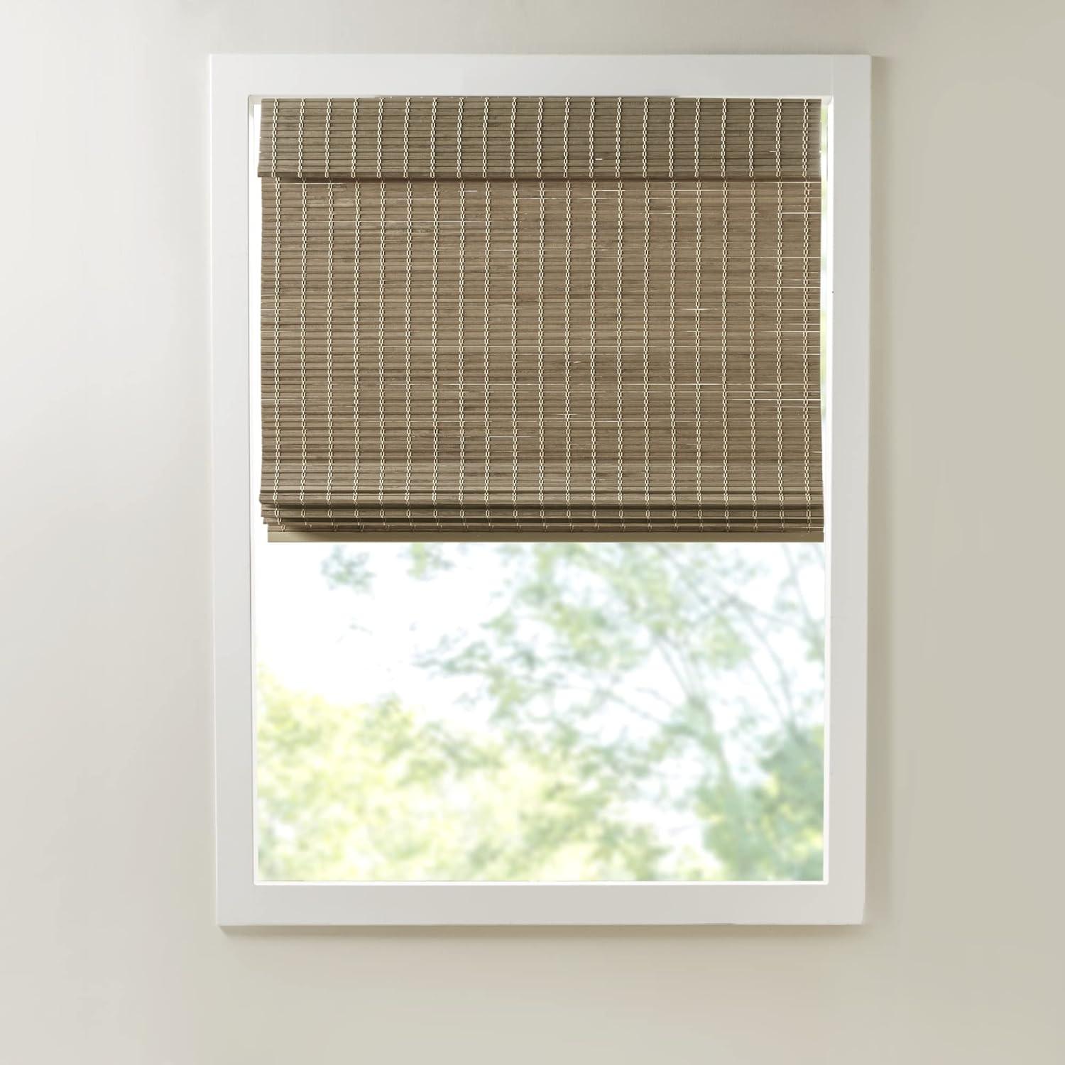 Eastfield Semi - Sheer Bamboo Light Filtering Single Roman Shade 64"L