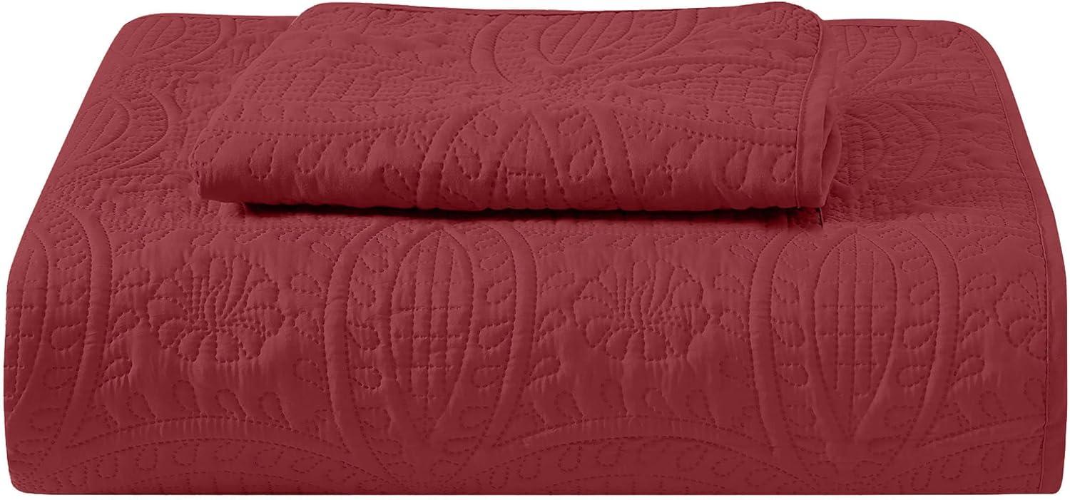 Mellanni Ultrasonic Quilted Coverlet Set